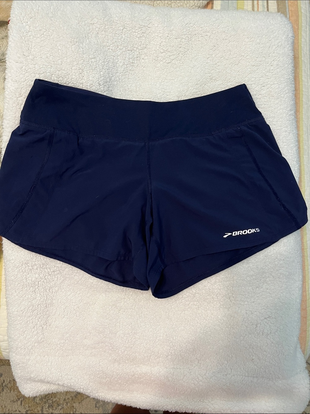 Brooks Navy Athletic Running Shorts